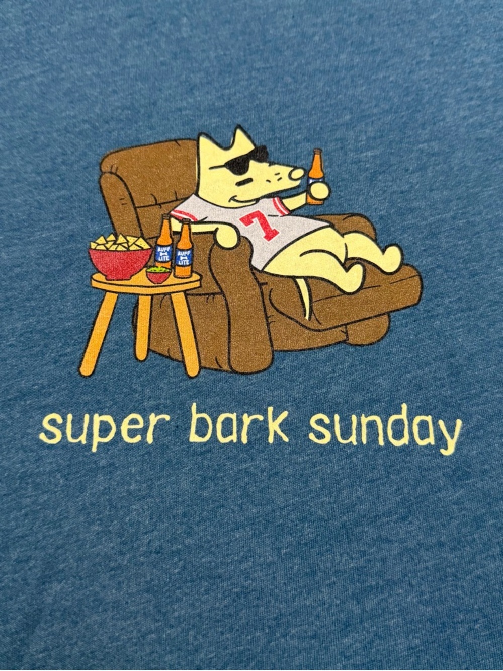 Teddy The Dog Super Bark Sunday Classic T-Shirt Men’s Size 2XL